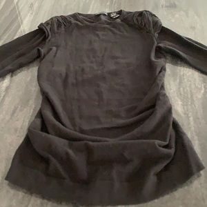 VS Moda International long sleeve tee with ruching